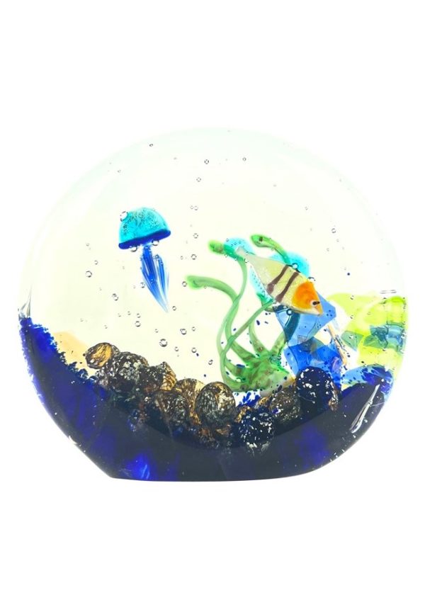 Camotes - Murano Glass Aquarium With 4 Elements - Unique Piece 1/1
