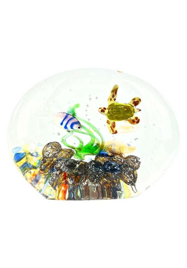 Camotes - Murano Glass Aquarium With 4 Elements - Unique Piece 1/1