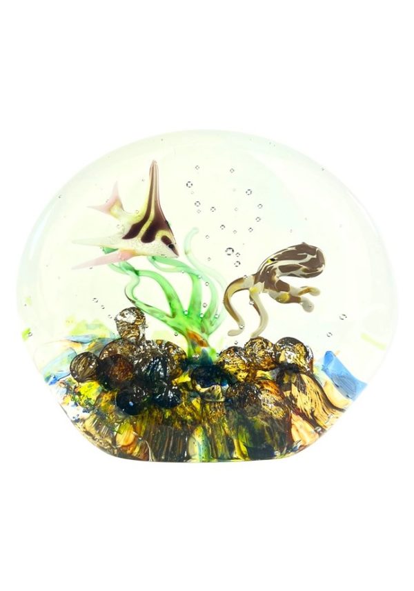 Camotes - Murano Glass Aquarium With 4 Elements - Unique Piece 1/1