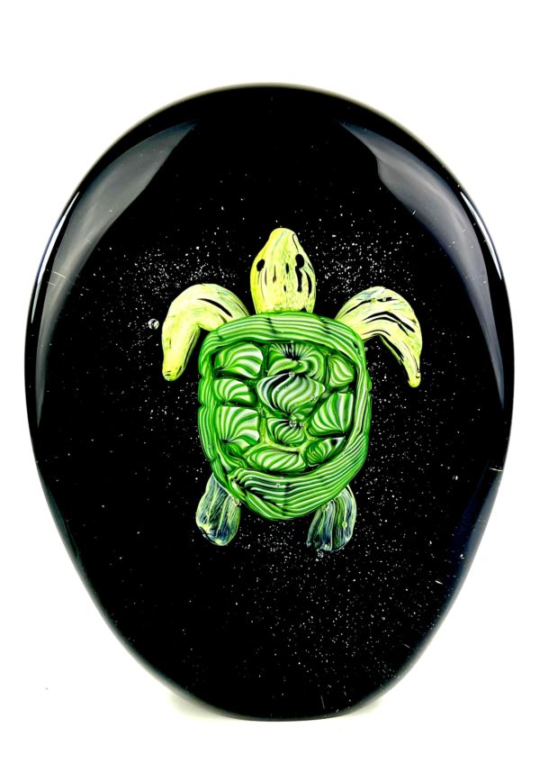 Olbia - Murano Glass Aquarium With Sea Turtle