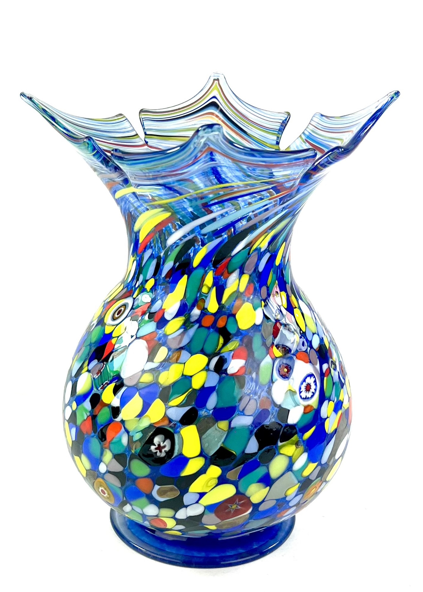 Tokyo - Light Blue Murano Glass Vase 