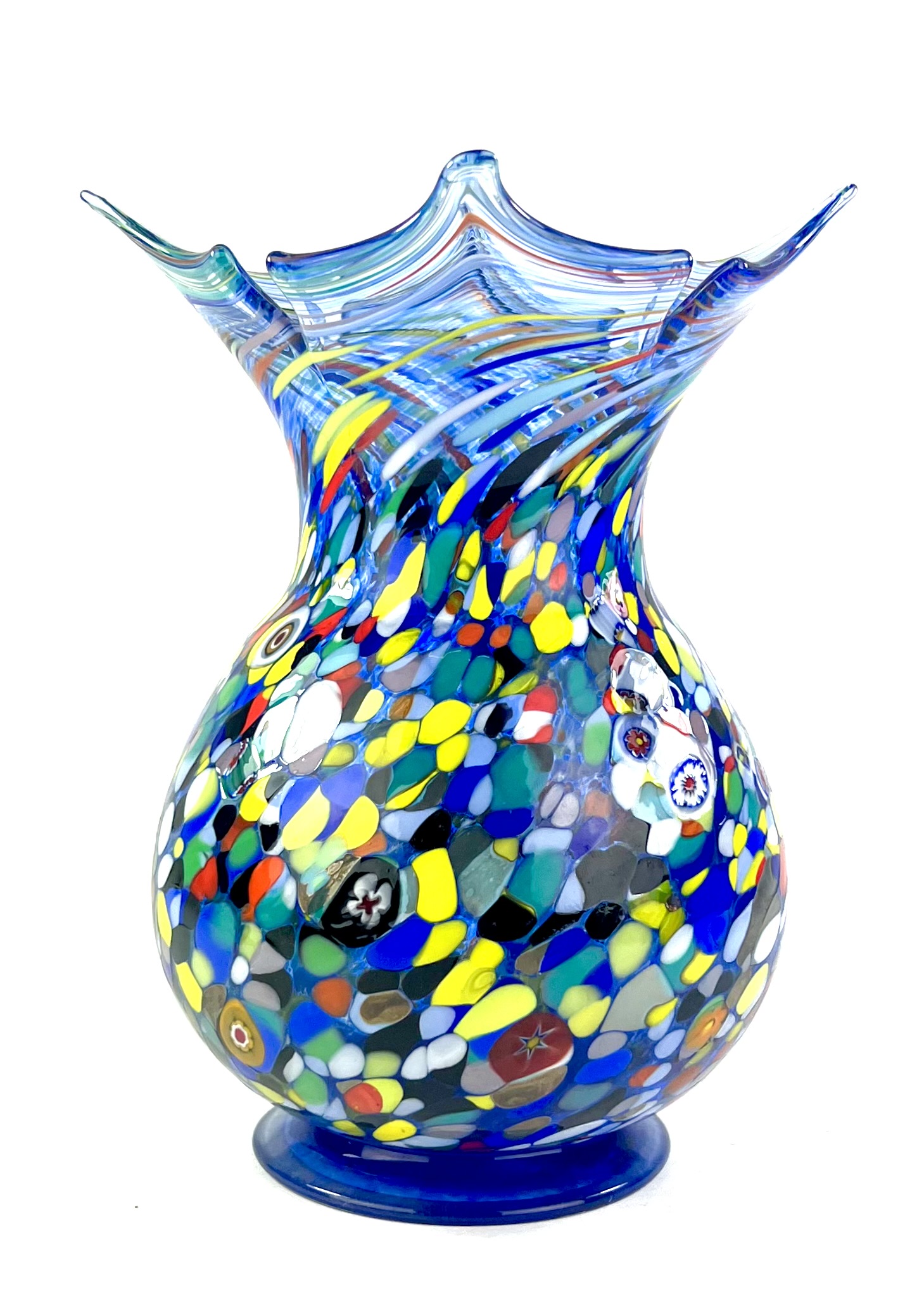 Tokyo - Light Blue Murano Glass Vase 