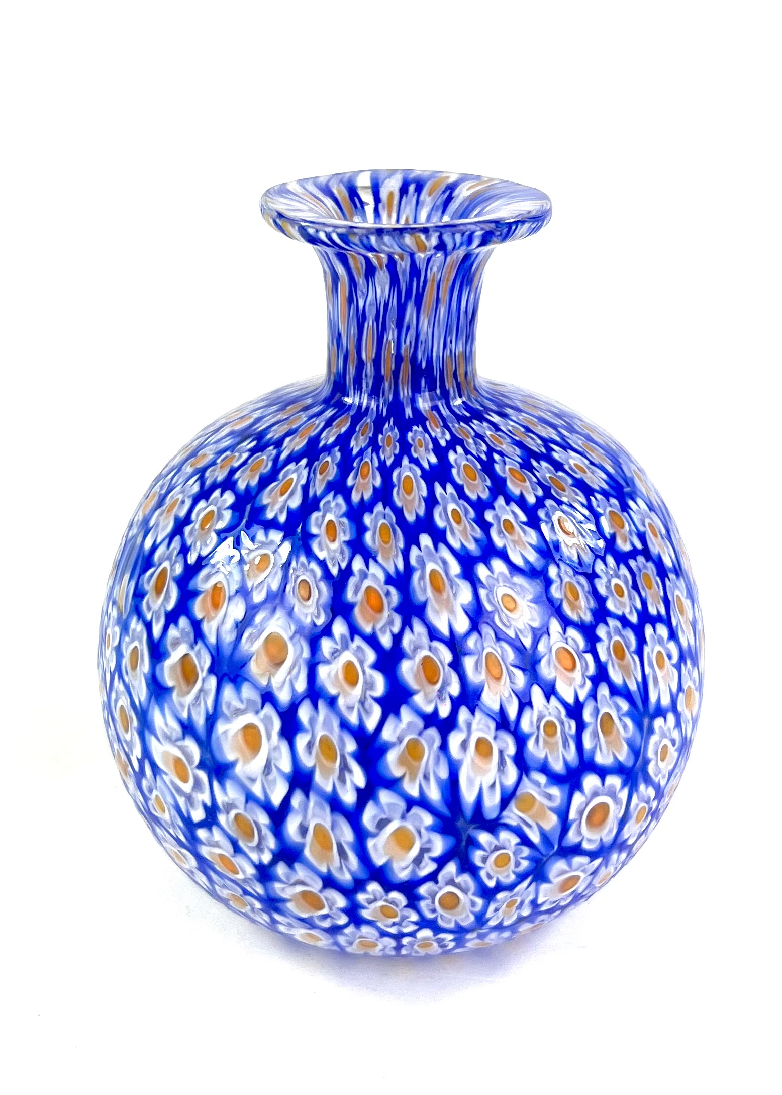 Ciompo - Murano Glass Vase With Murrina Millefiori “Navarra