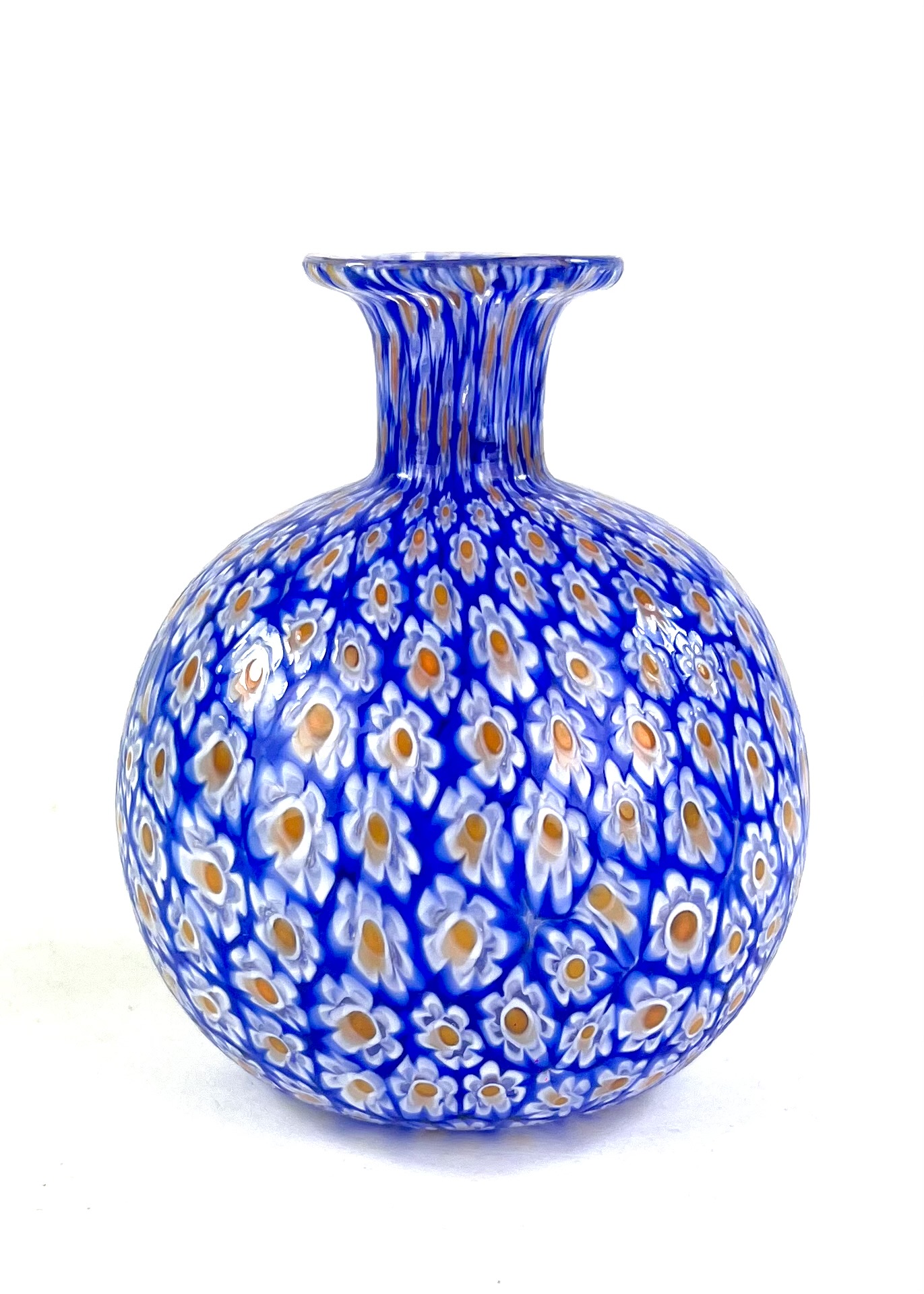 Ciompo - Murano Glass Vase With Murrina Millefiori “Navarra