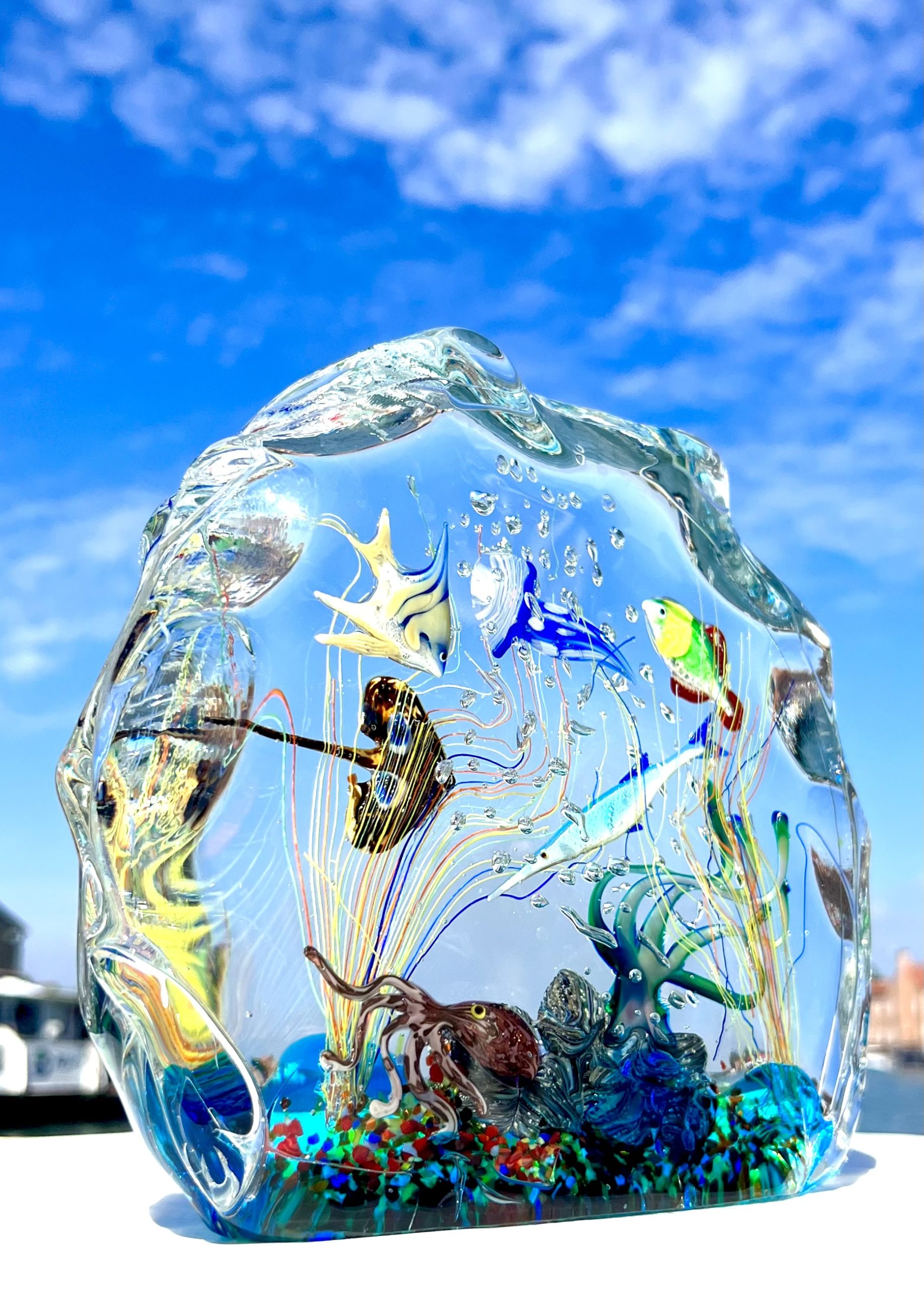 Beaufort - Murano Glass Aquarium With 8 Elements