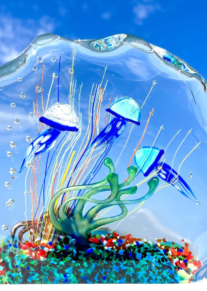 Argun - Murano Glass Aquarium With 5 Elements