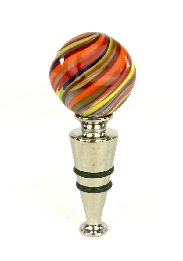 Franciacorta - Multicolored Murano Glass Bottle Cap "Verre"