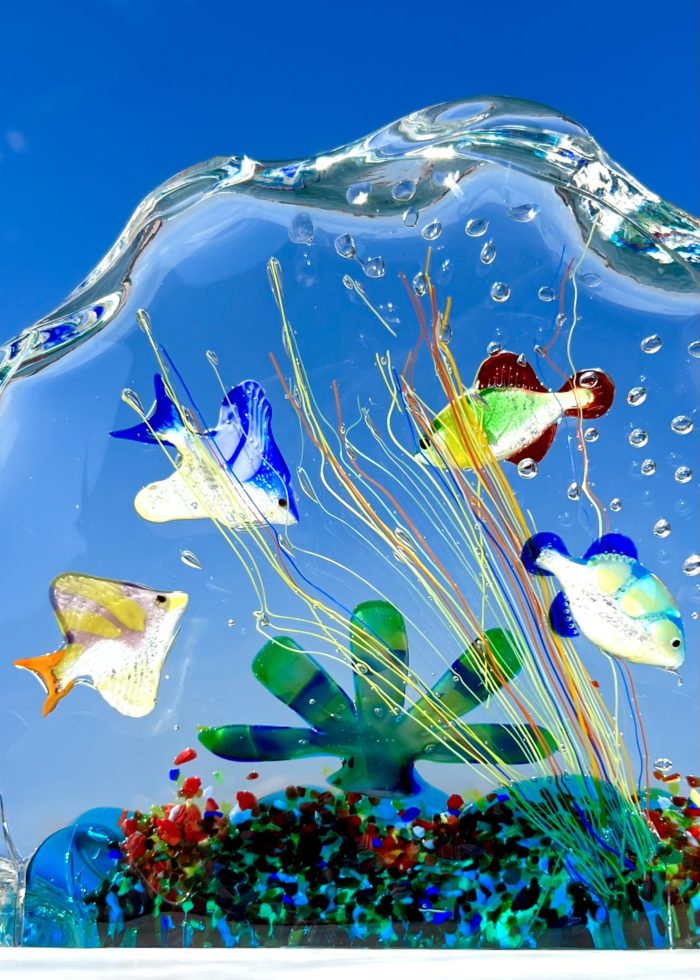 Darling - Murano Glass Aquarium With 5 Elements