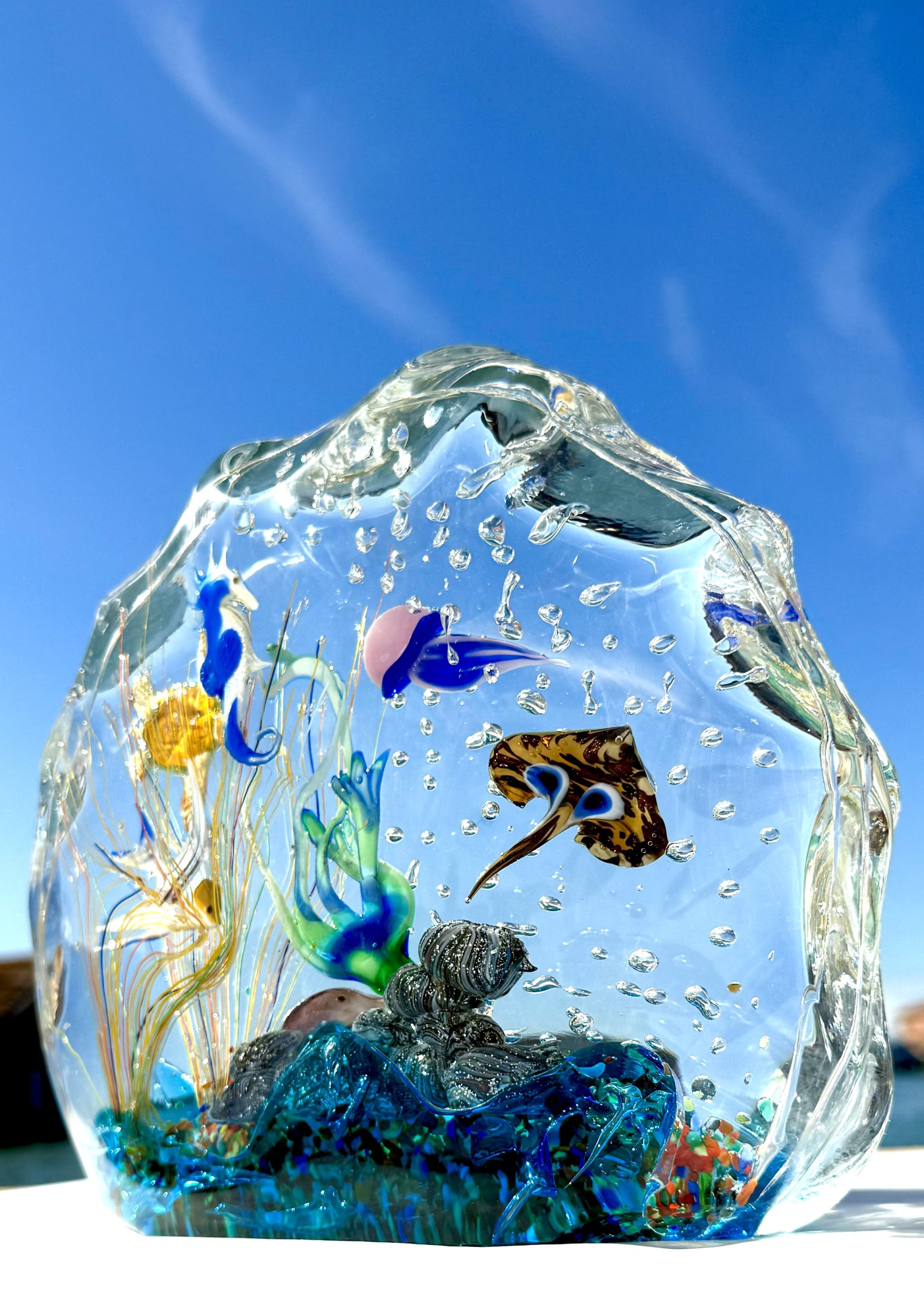Murano Vetri グリーン ムラノ クリスタル 花器 【新品箱入】 5b070831927769e8b4af1d69b33db2