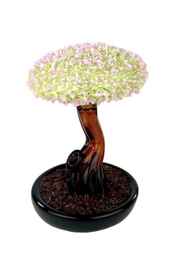 Shanghai - Murano Glass Bonsai With Rubin Decoration