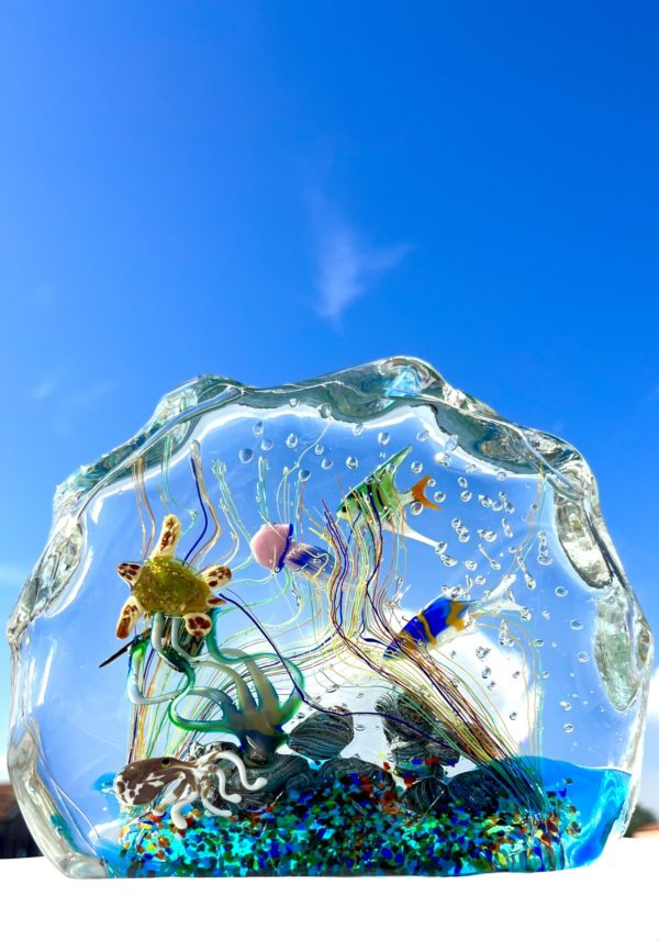 Isim - Murano Glass Aquarium With 8 Elements - Unique Piece 1/1