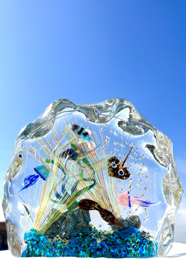 Jurua - Murano Glass Aquarium With 8 Elements