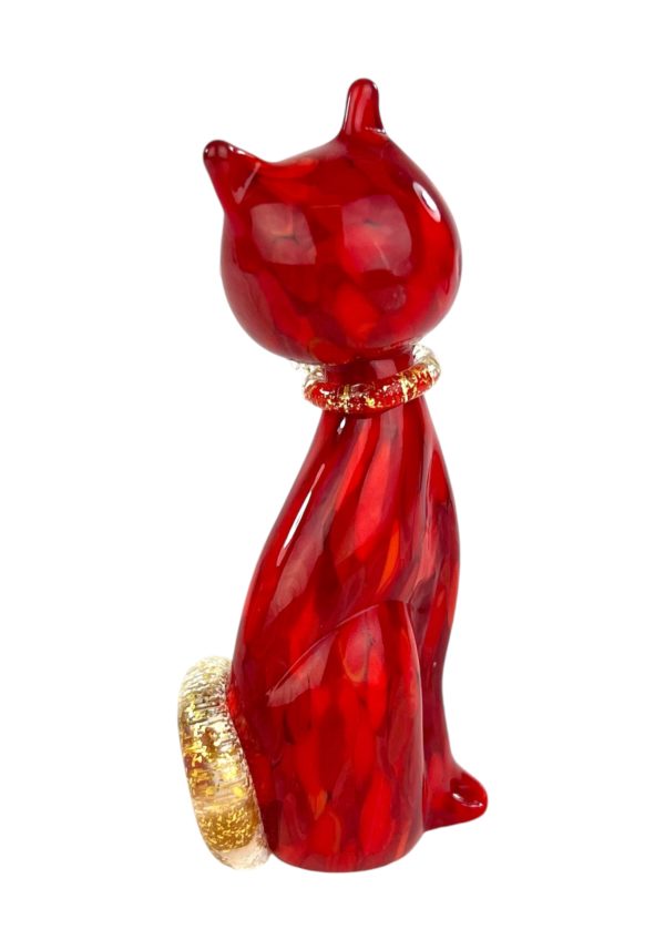 Lachineuse Portachiavi Maneki Neko Gatto Portafortuna: Metallo Dorato Con Strass, Regalo Originale
