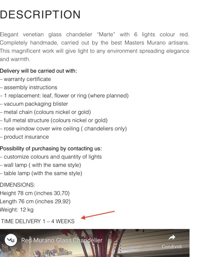 prompt delivery Mark