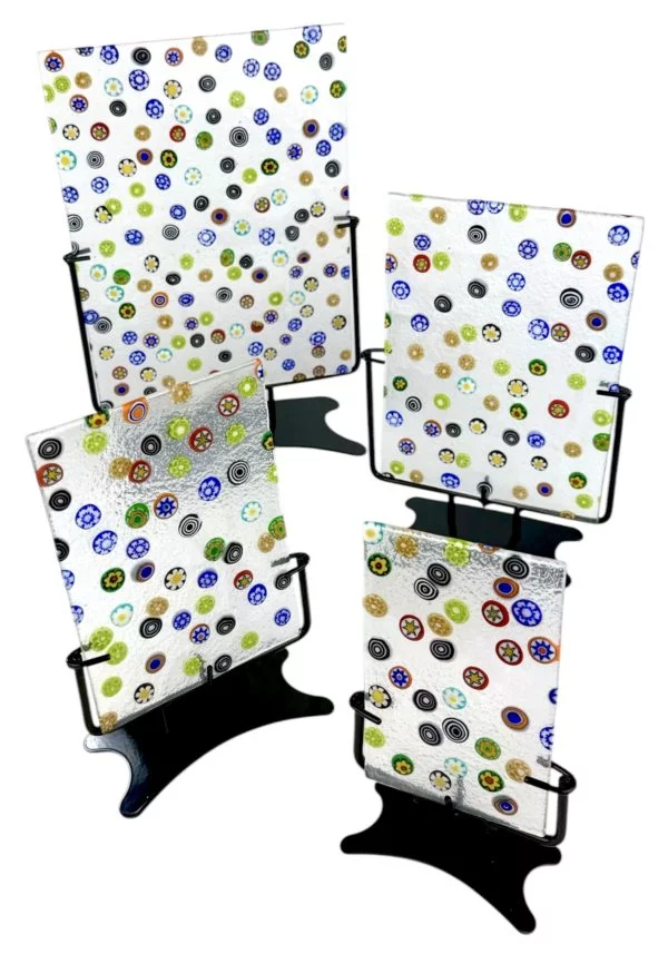 Crystal Murano Glass Sculpture On Mount "Columbus"