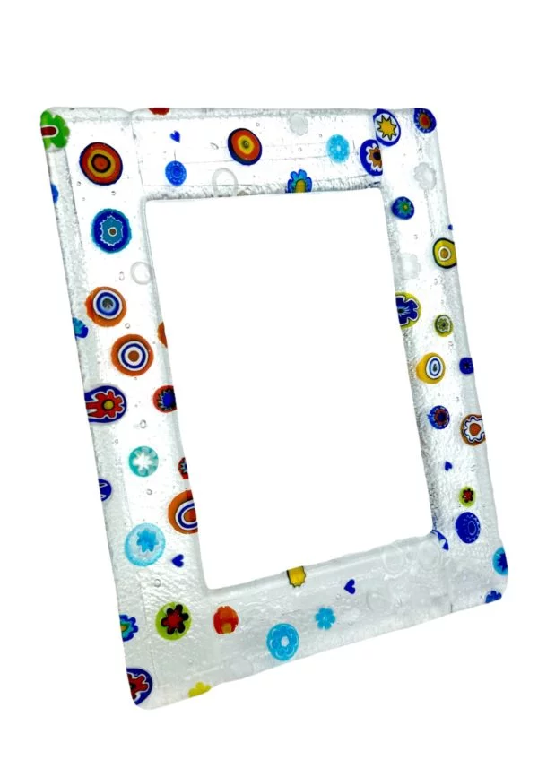 Emma - Crystal Murano Glass Picture Frame "Columbus"
