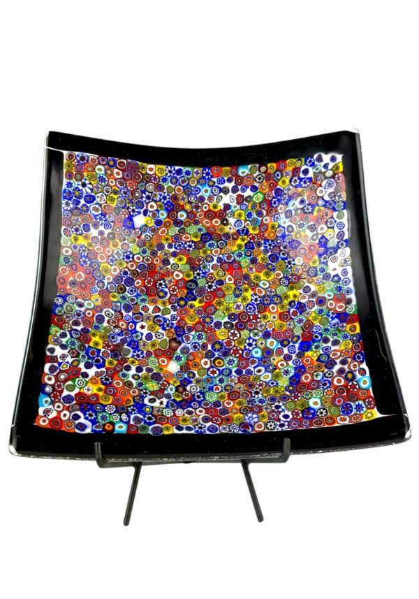 Liam - Murrina Millefiori Murano Glass Plate "Charlotte"