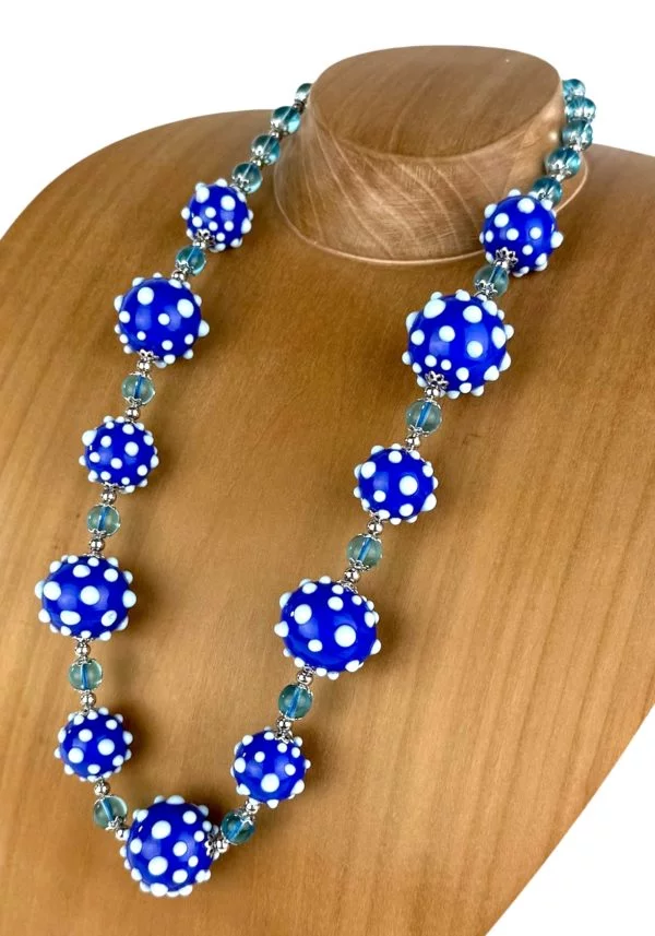 Ludovica - Blue Murano Glass Necklace