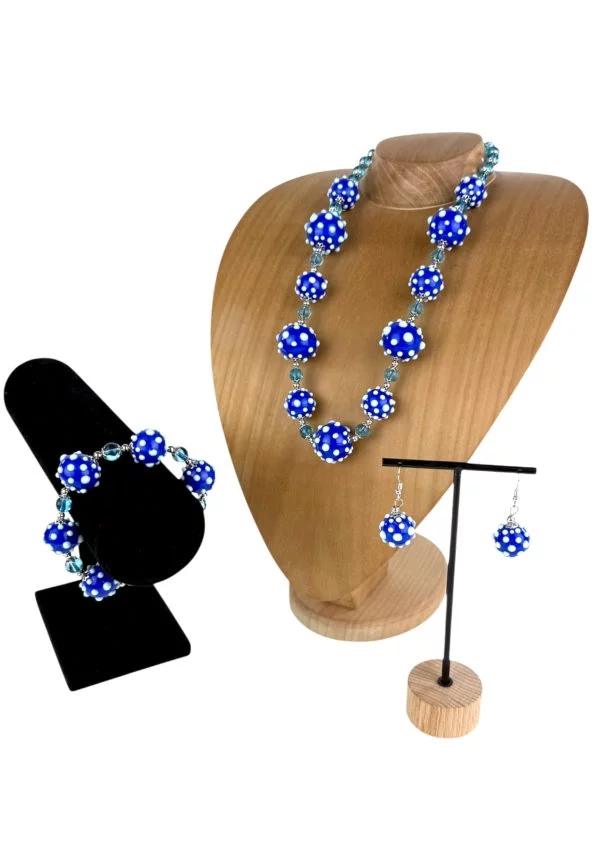 Ludovica - Blue Murano Glass Parure