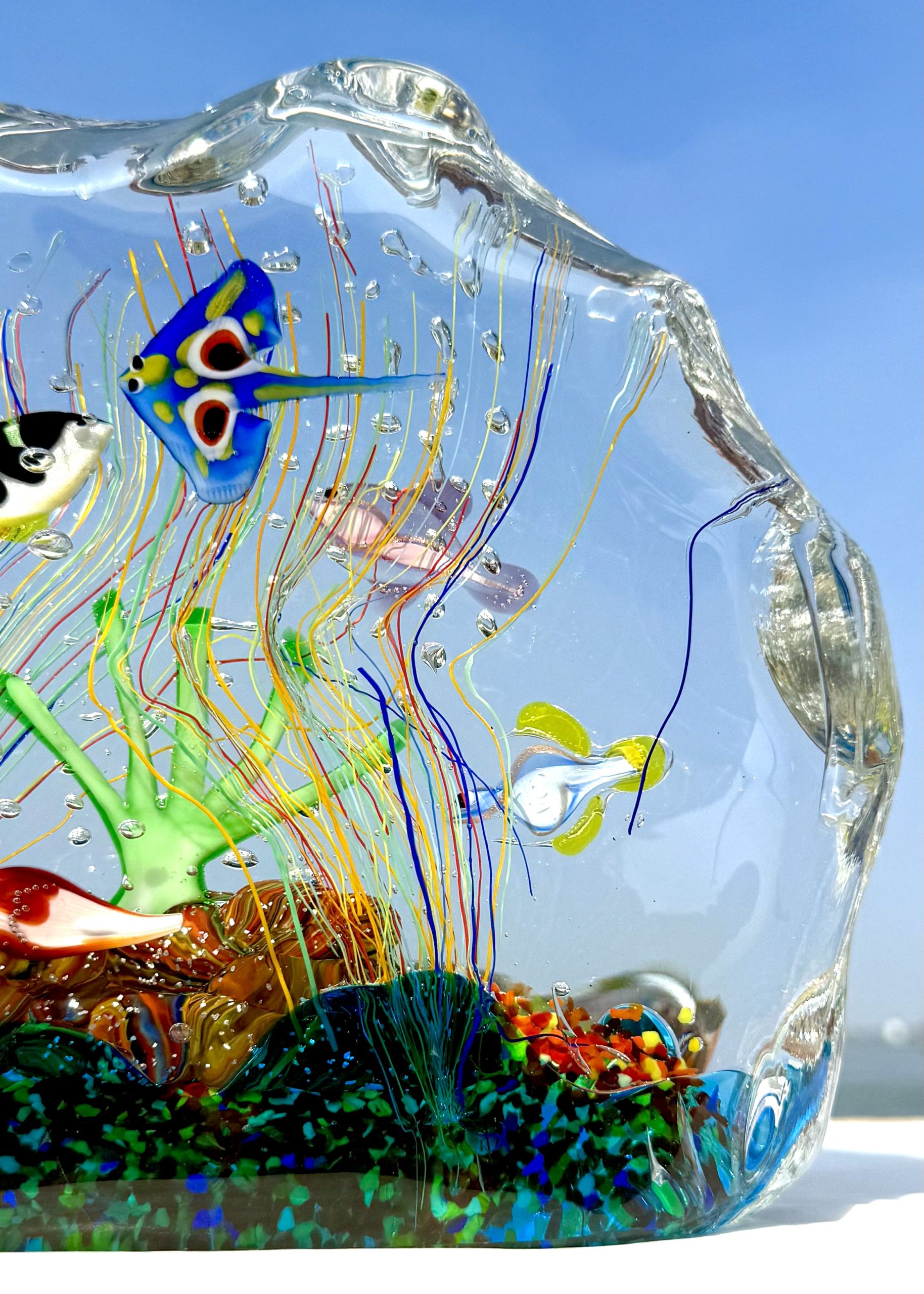 Vitim - Murano Glass Aquarium With 8 Elements
