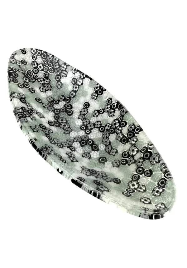 Noah - Grey Murrina Millefiori Murano Glass Plate
