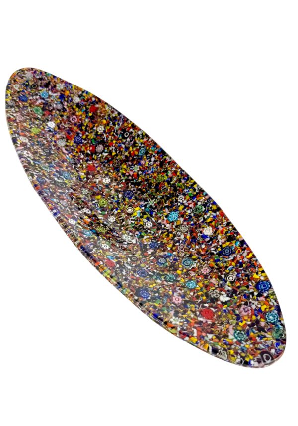 Emily – Multicolored Murano Glass Plate “Mixato”