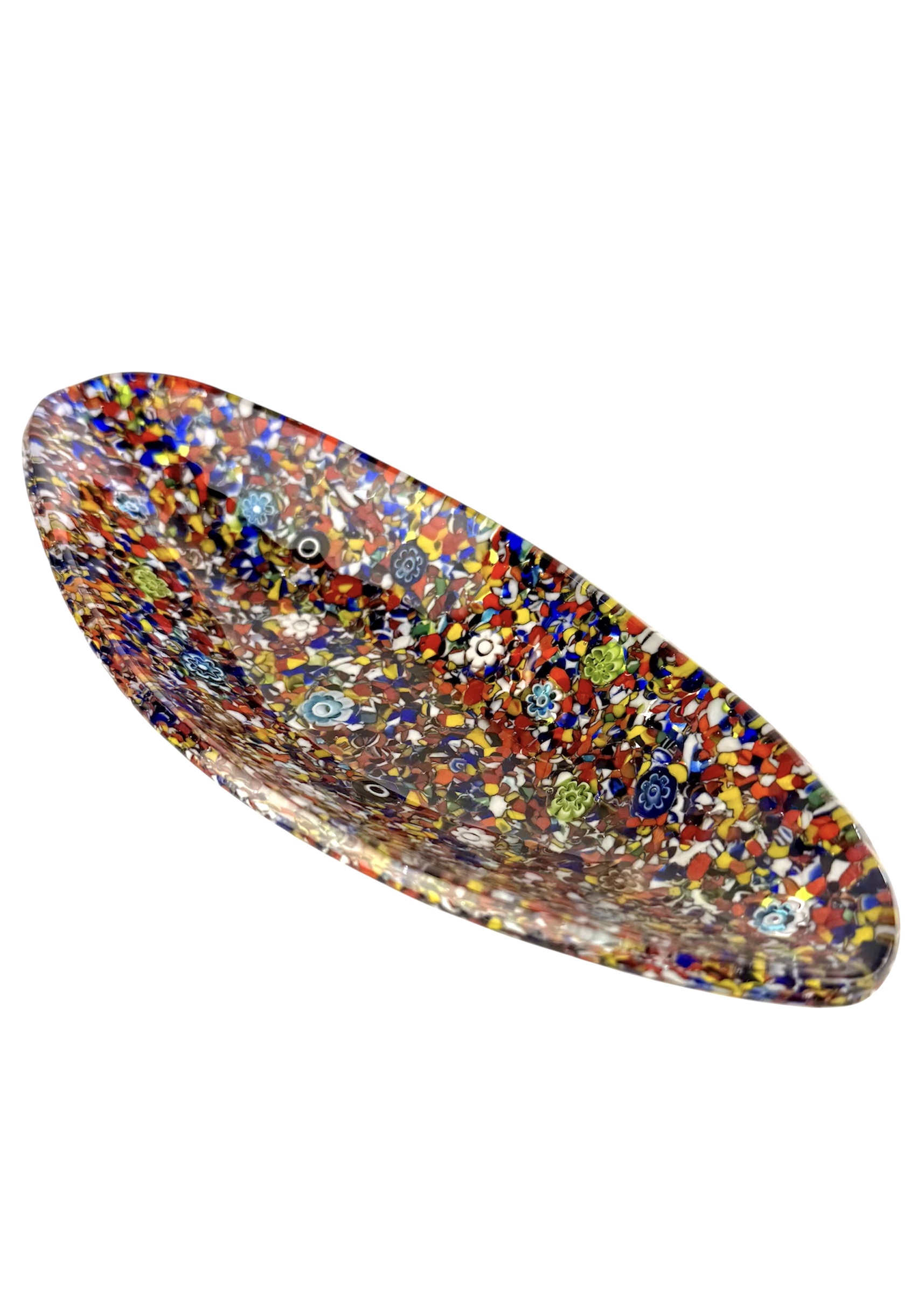 Noah - Multicolored Murano Glass Plate 