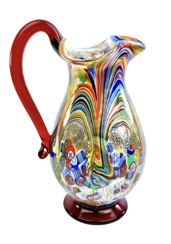 Harmony - Multicolored Murano Glass Jug "Colada"
