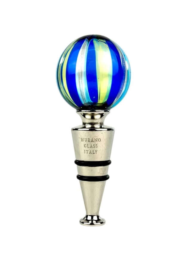 Valpolicella - Multicolored Murano Glass Bottle Cap "Tetris"