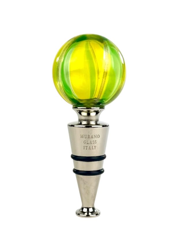 Valpolicella - Green Murano Glass Bottle Cap "Maratea"