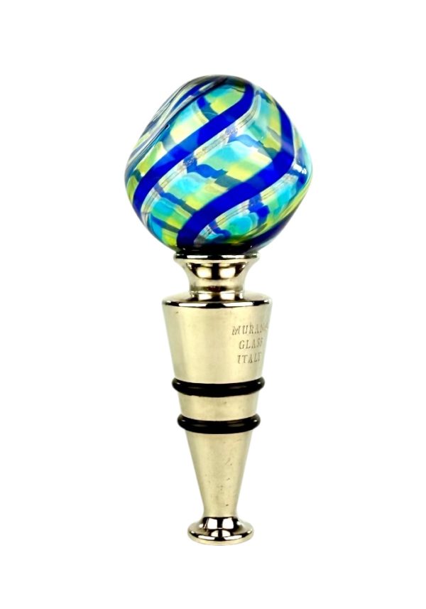 Franciacorta - Multicolored Murano Glass Bottle Cap "Tetris"