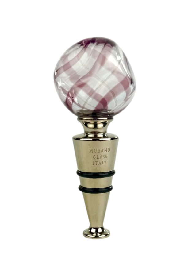 Francavilla - Amethyst Murano Glass Bottle Cap "Maratea"