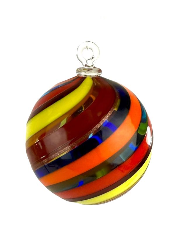 Ugo - Multicolored Murano Glass Xmas Ball "Siuk"