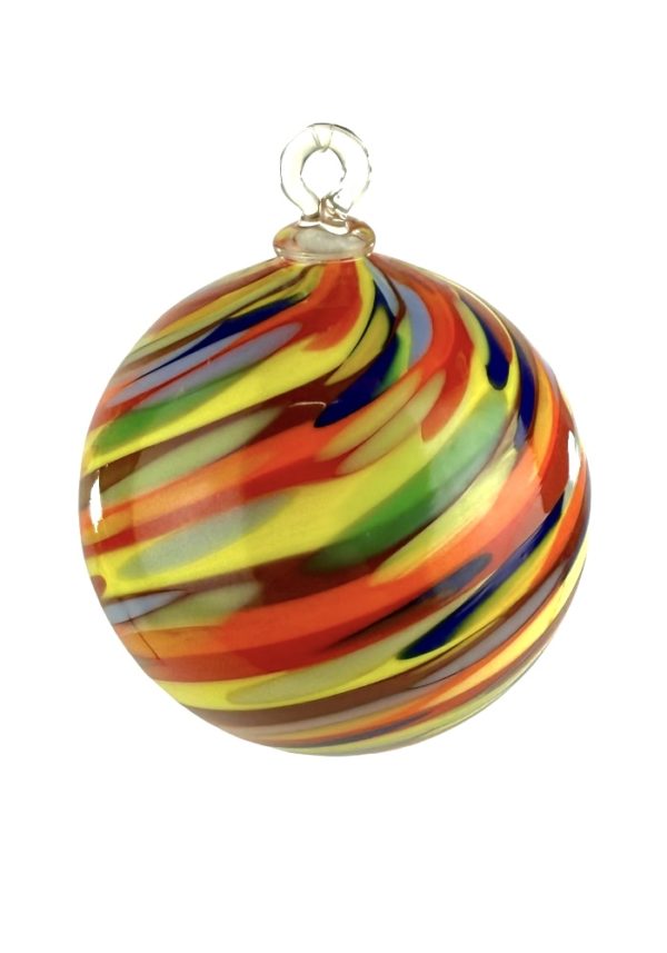 Ugo - Multicolored Murano Glass Xmas Ball "Verre"