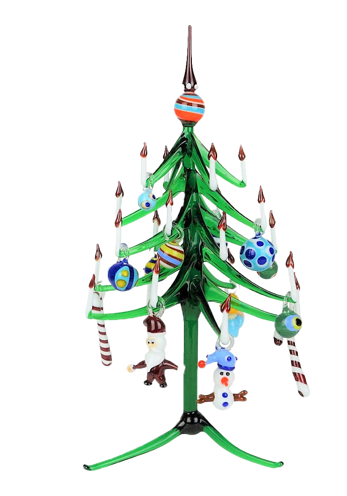 murano glass Christmas tree