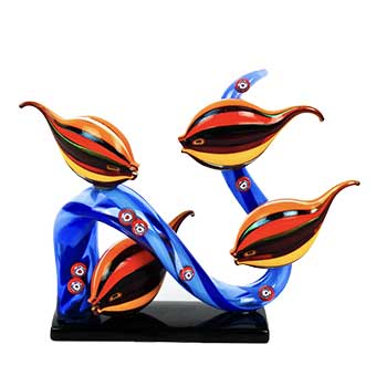 murano glass sculptures
