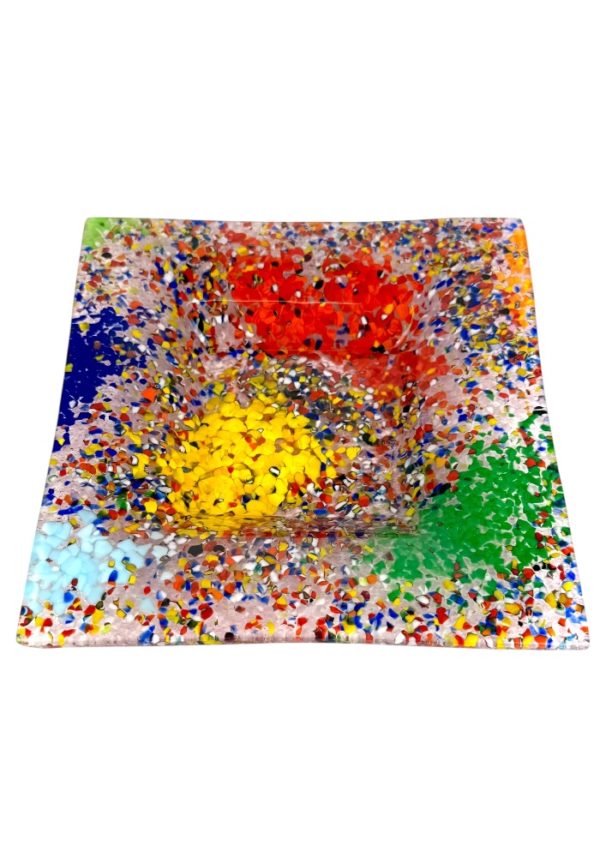 Henry - Amethyst Murano Glass Plate "Fantasy"