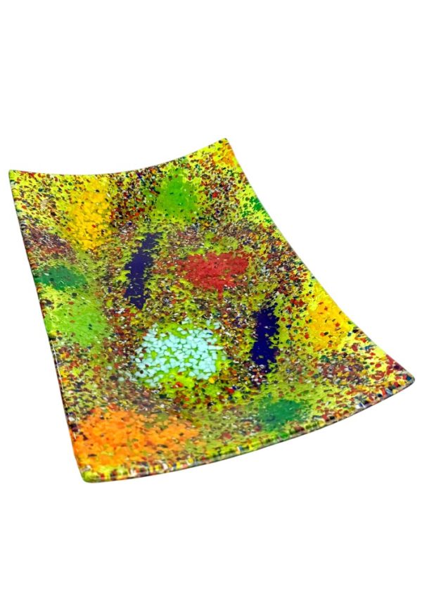 Jason - Green Murano Glass Plate "Fantasy"