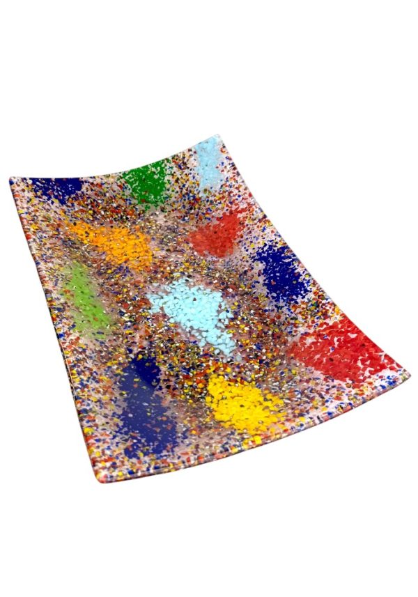 Jason - Amethyst Murano Glass Plate "Fantasy"