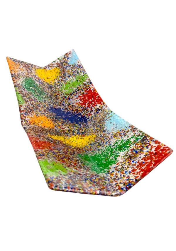 Ashley - Amethyst Murano Glass Plate "Fantasy"