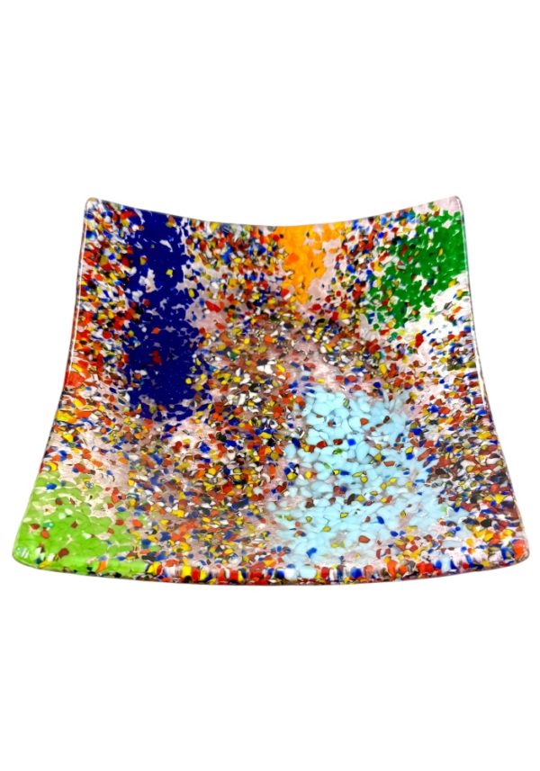 Liam - Amethyst Murano Glass Plate "Fantasy"