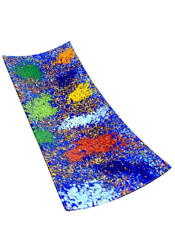 Thomas - Blue Murano Glass Plate "Fantasy"