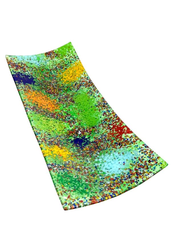 Thomas - Emerald Green Murano Glass Plate "Fantasy"