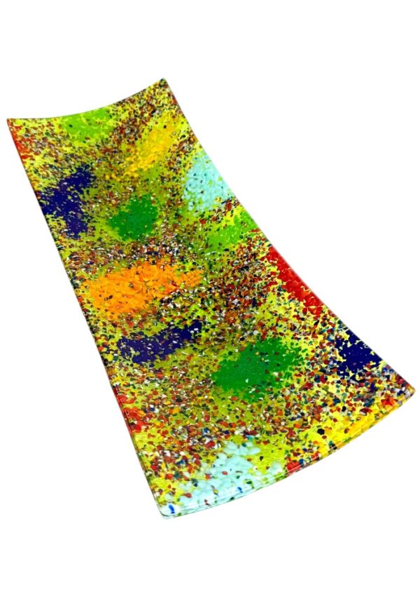 Thomas - Green Murano Glass Plate "Fantasy"