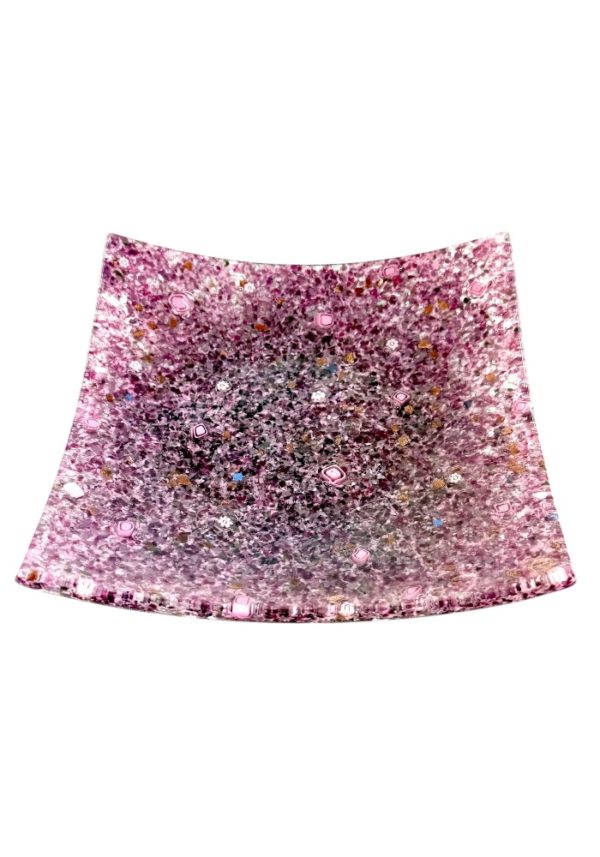 Liam - Rubin Murano Glass Plate “Mixato”