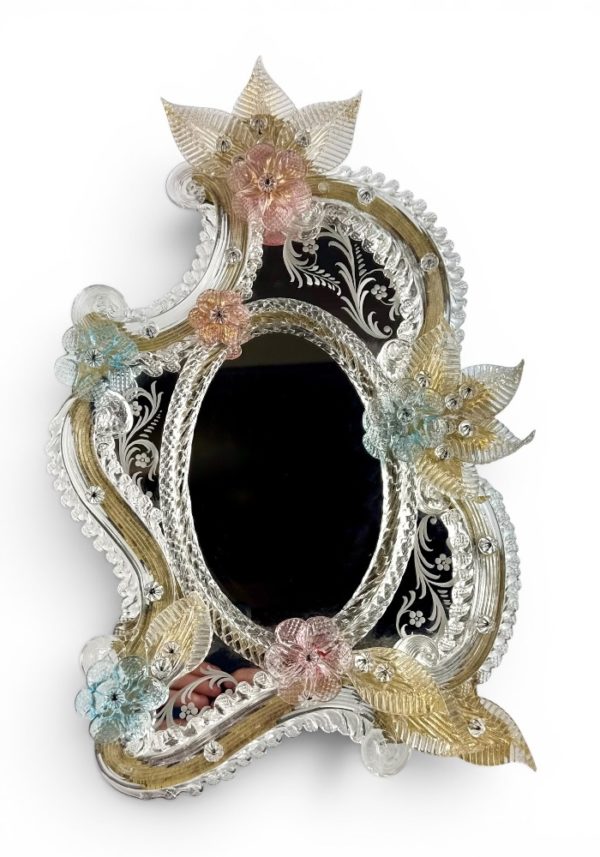 Fusina - Venetian Table Mirror In Murano Glass
