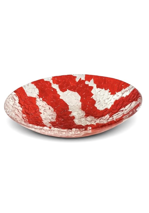 Giacobbe - Red Murano Glass Bowl "Dixon"