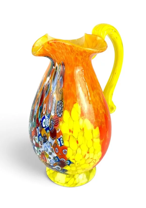 Pedro - Yellow Murano Glass Jug "Primavera"