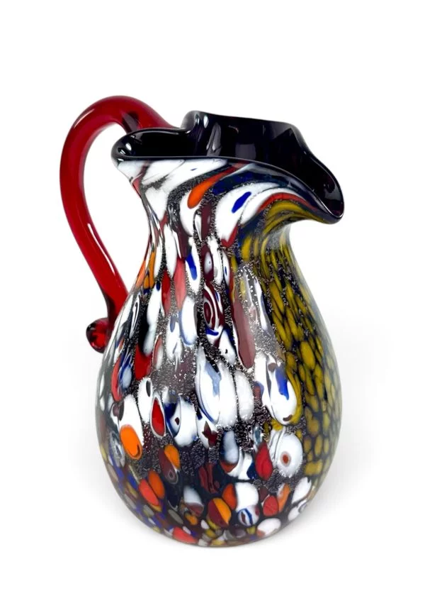 Gallipoli - Red Murano Glass Jug "Fantasy"